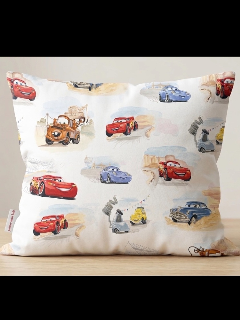Pottery Barn Kids Disney Cars Organic Cotton Standard Pillowcase PBK